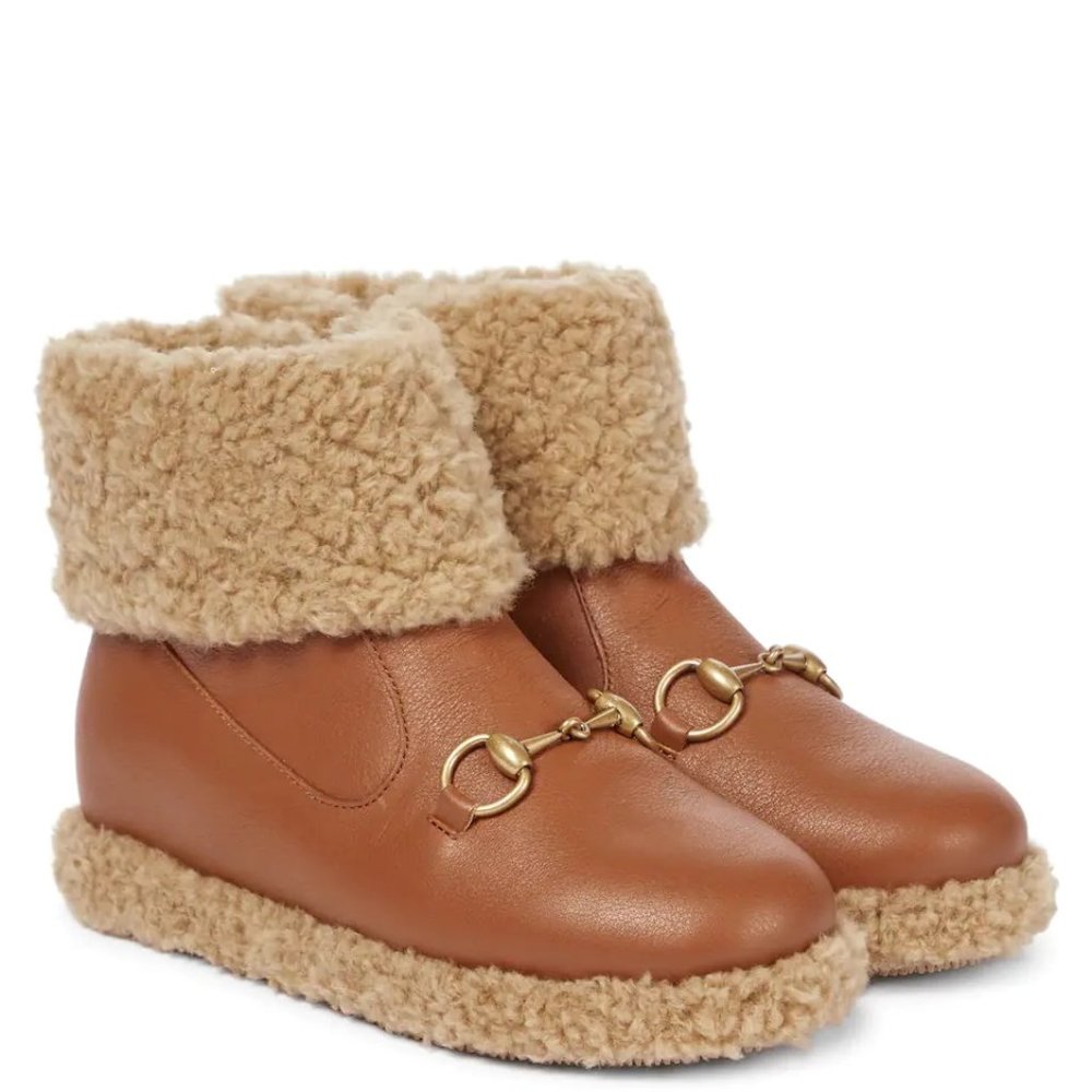 HOST PICK! Gucci Ankle Boots with Horsebit in Brown NEW IN BOX